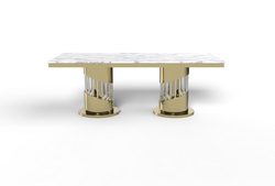 1977_Gold Dinning Table