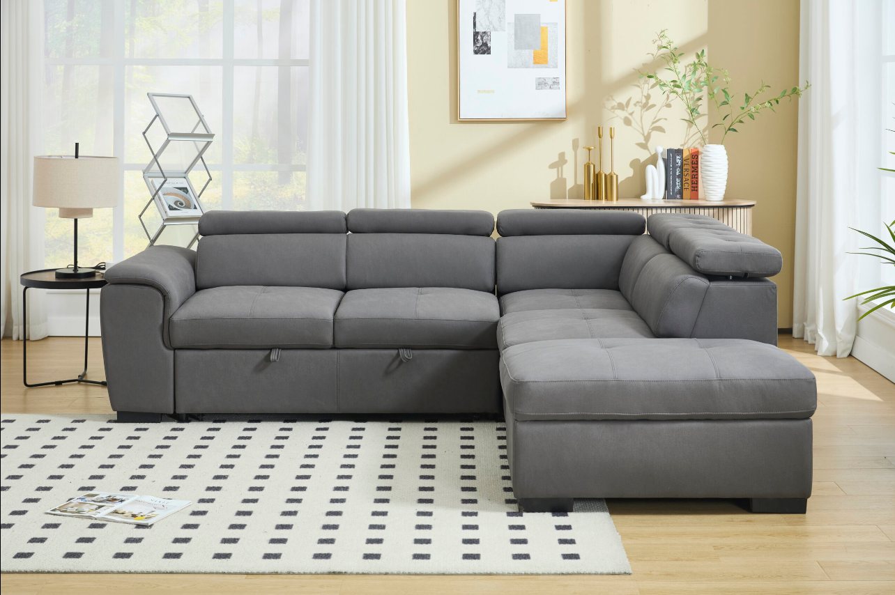 8806_Dark Grey_Sofa Bed
