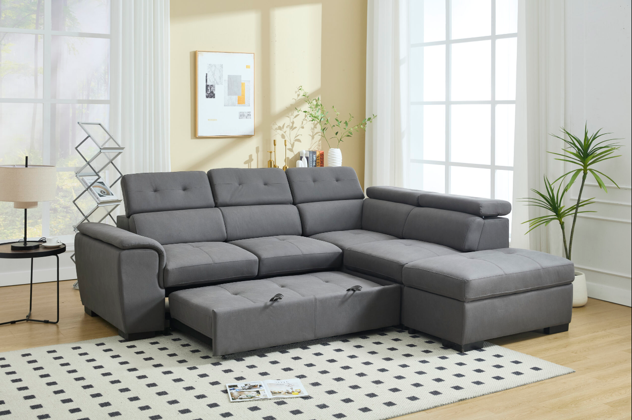 8806_Dark Grey_Sofa Bed