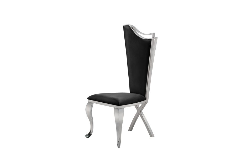 194_Chair_Black_Silver