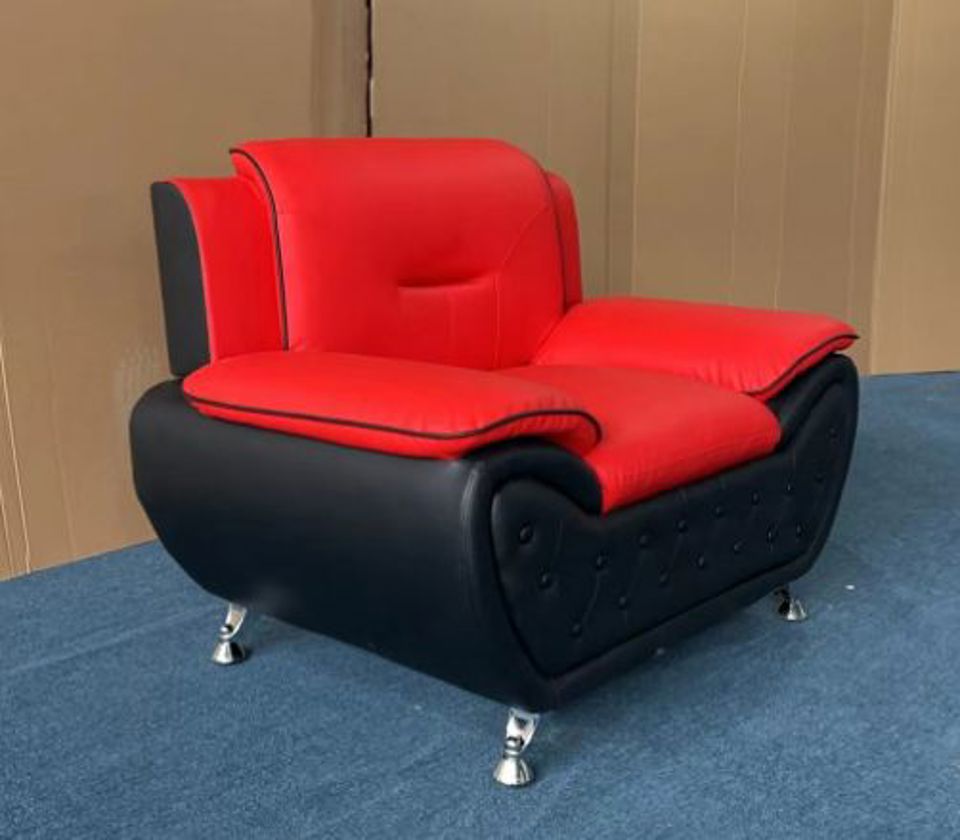 Farley_Chair_Red/Black