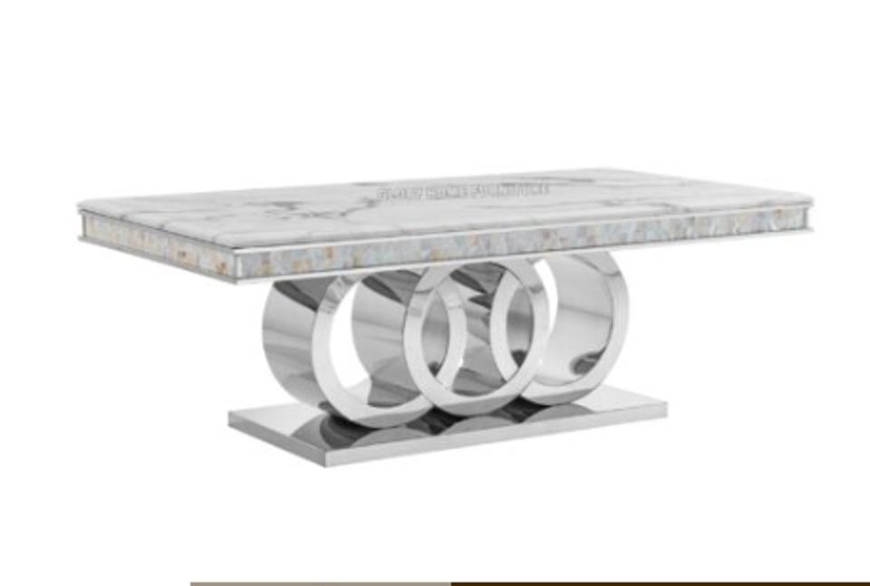 KT1378 Coffee Table Silver