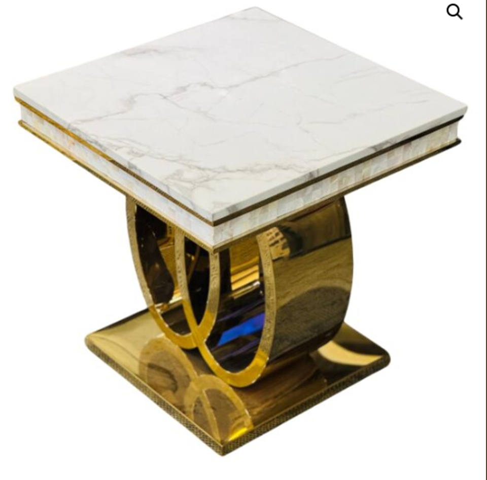 KT1378 End Table Gold