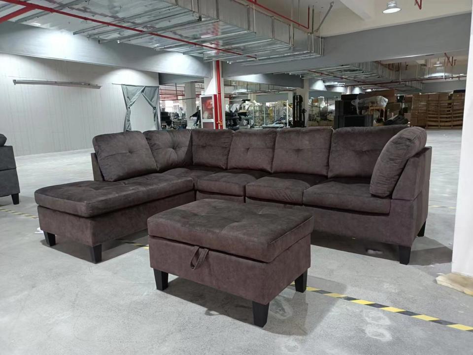 9938 SNOW BROWN LSF SECTIONAL